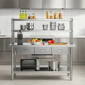 meja dapur rumah mewah