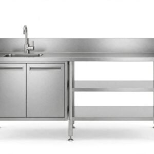 Produsen Single Sink Cabinet Stainless Custom