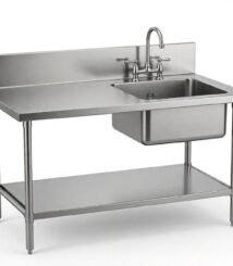 MEJA SINK INDUSTRIAL 1 BAK - CUCI LEBIH CEPAT, DAPUR LEBIH RAPI