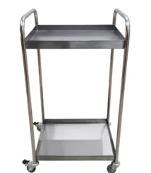 Trolley Stainless 2 Shelf - Troli Kopi Kue Cafe - Kitchen Serving Trolley