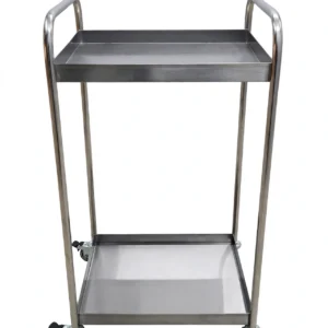 Trolley Stainless 2 Shelf - Troli Kopi Kue Cafe - Kitchen Serving Trolley