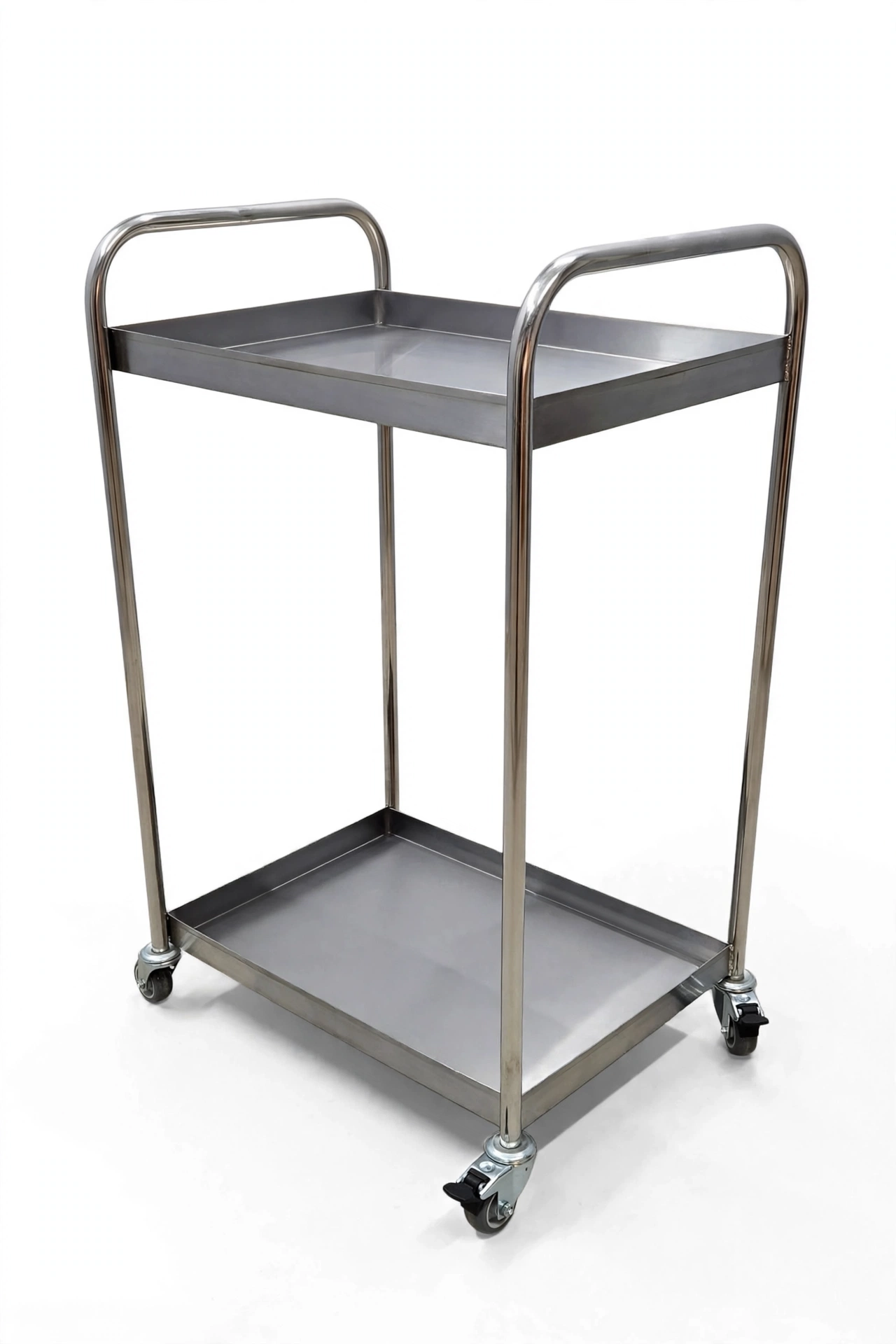 Food Trolley 2 Susun Mini - Troli Saji 2 Tingkat Stainless Anti Karat Food Trolley 2 Susun Mini - Troli Saji 2 Tingkat Stainless Anti Karat