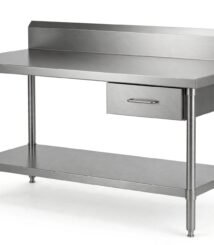 kitchen table stainless custom dengan laci