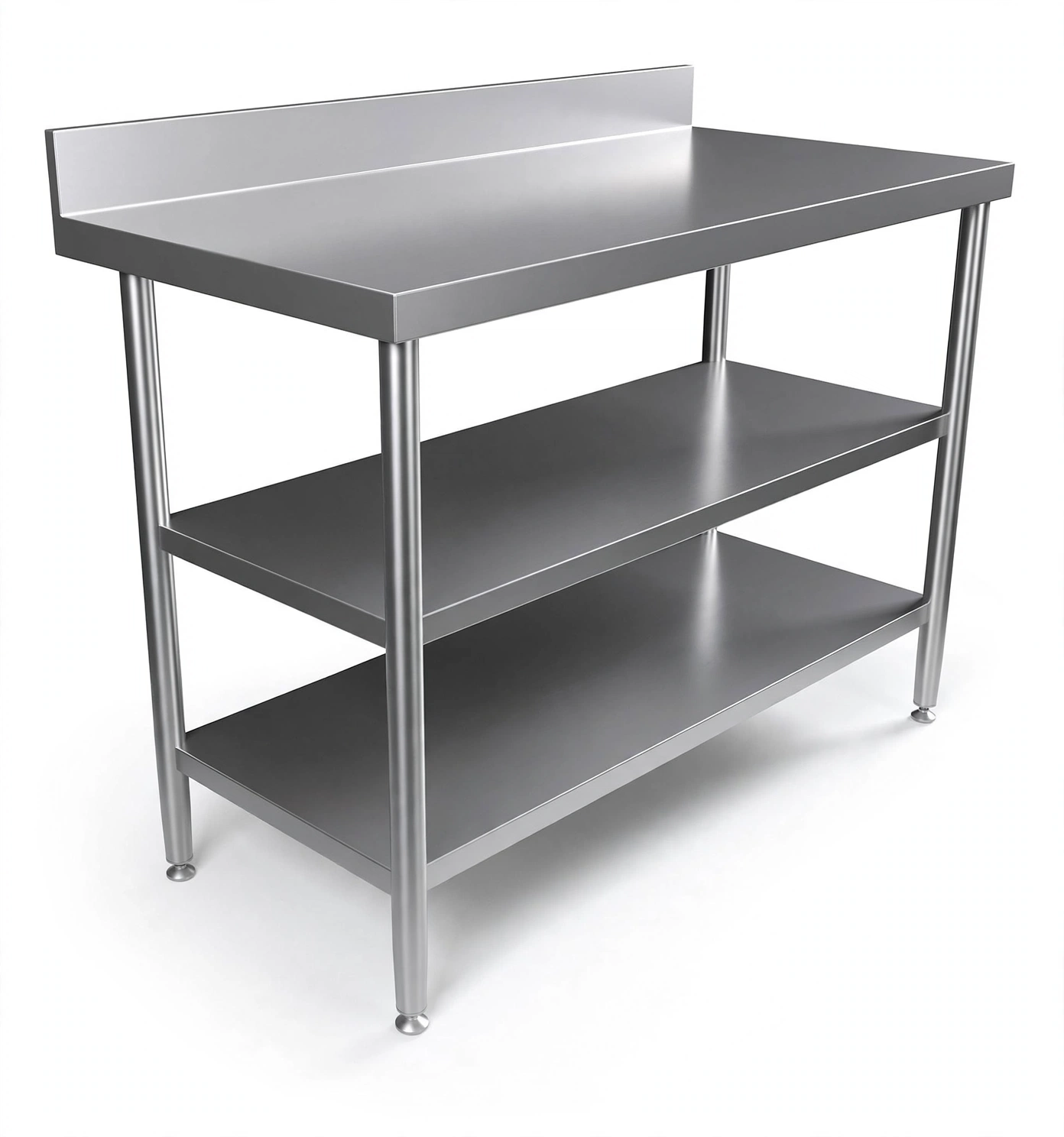 stainless_steel_worktable_three_tier meja stainless steel 3 susun untuk kitchen cafe dan resto