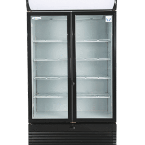 Jual Showcase Chiller 2 Pintu 1000 Liter UF-1000B - Showcase Cooler 1110 x 690 x 2079mm Garansi 1 Tahun
