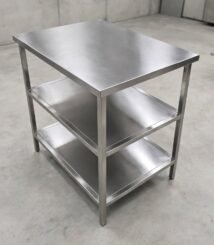 meja stainless 3 tingkat