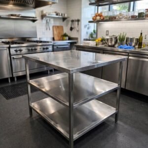 supplier meja stainless