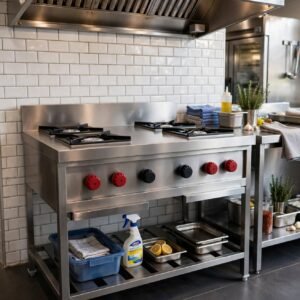supplier gas range 4 burner custom ukuran dan stainless