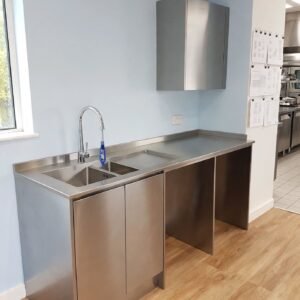 custom sink cabinet stainless untuk rumah danda resto