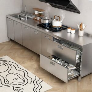 kitchen set stainless untuk rumah dan apartemen