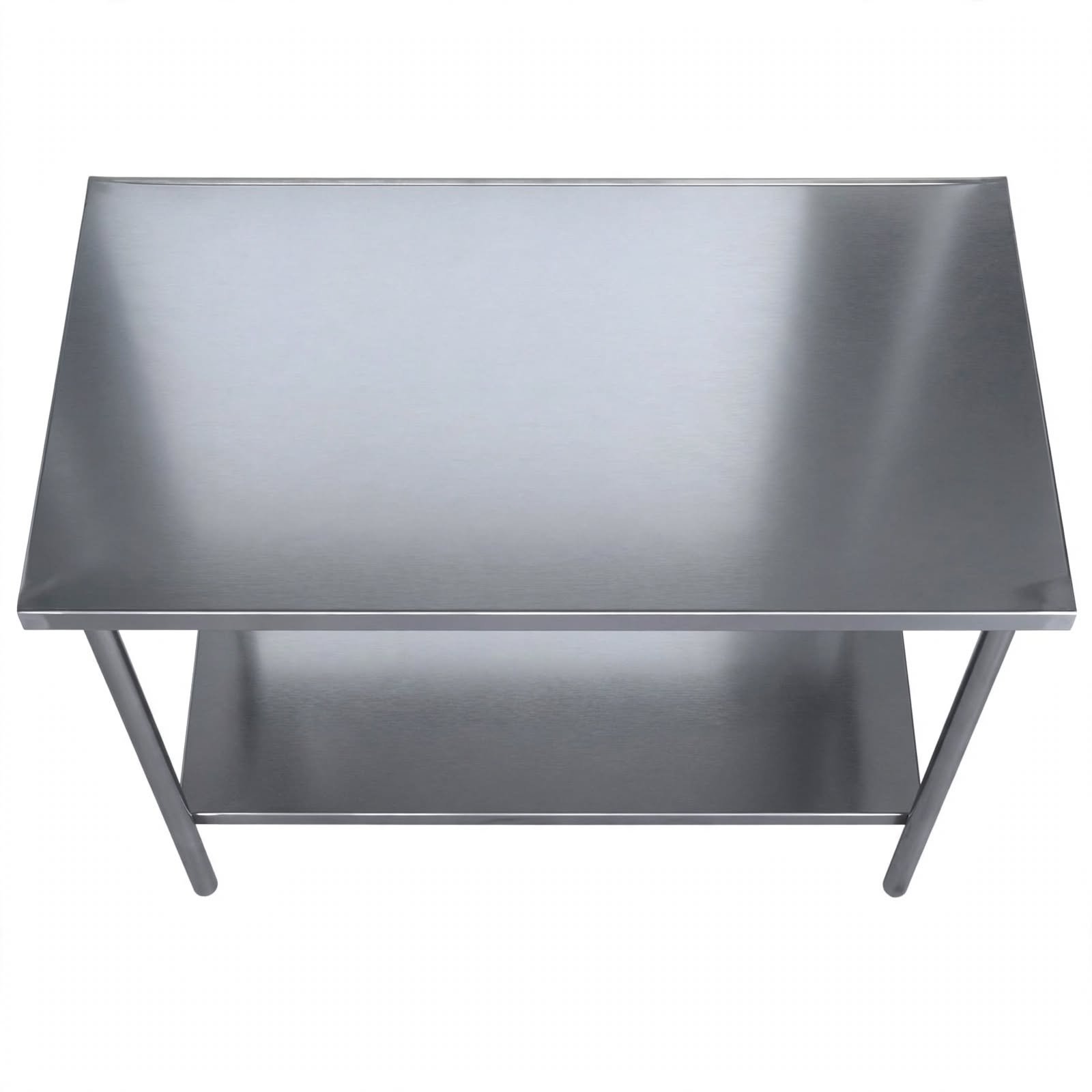 jual meja stainless custom with undershelf 1200x600x850mm jual meja stainless custom with undershelf 1200x600x850mm