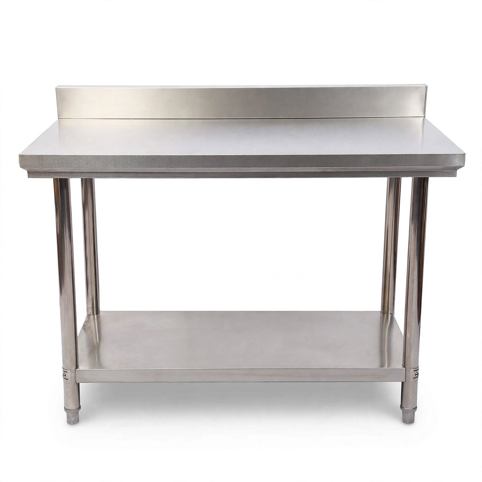 MEJA KERJA STAINLESS DENGAN BACKSPLASH (BEST SELLER) MEJA KERJA STAINLESS DENGAN BACKSPLASH (BEST SELLER)
