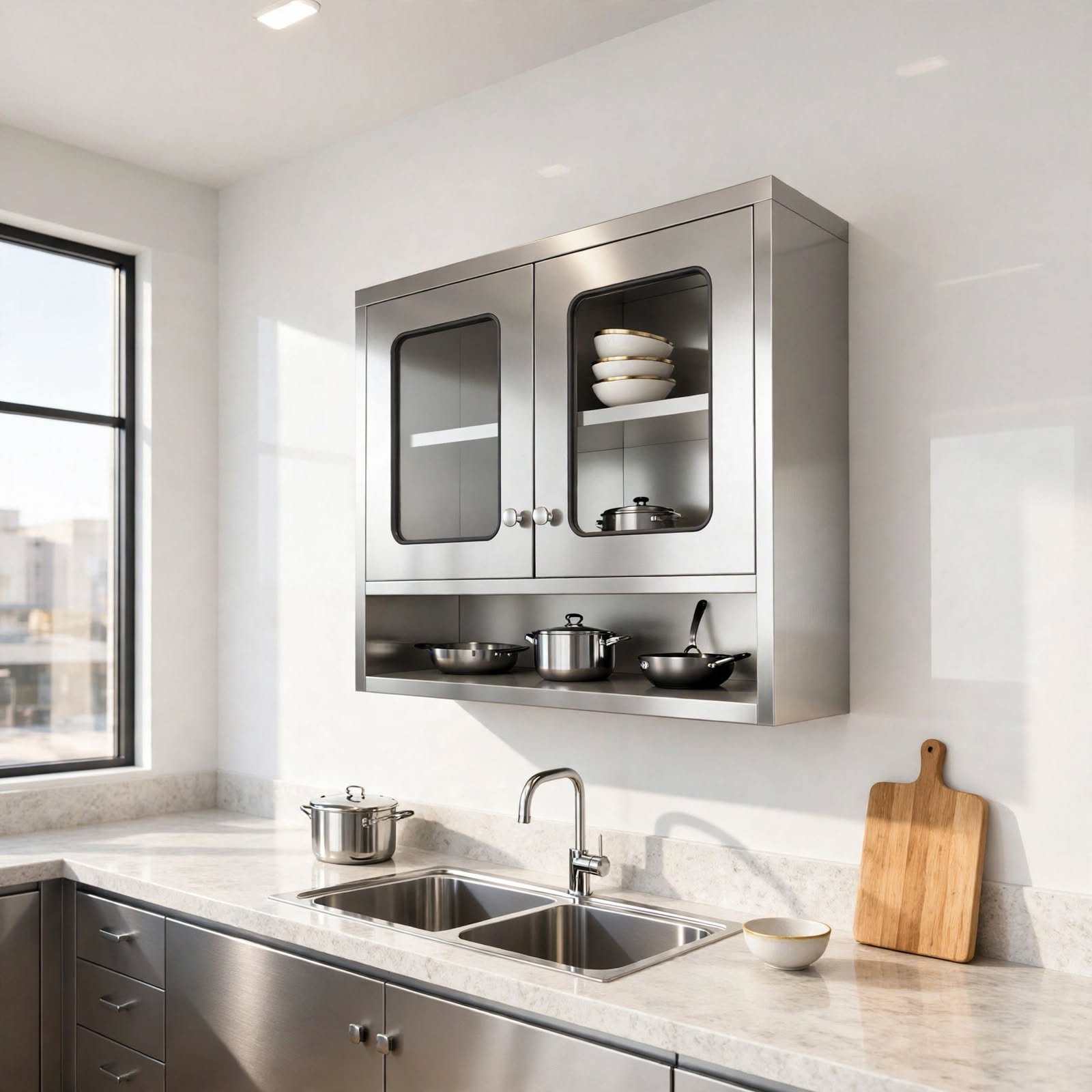 Kitchen Cabinet Stainless - Untuk Pantry Kantor & Dapur Villa Kitchen Cabinet Stainless - Untuk Pantry Kantor & Dapur Villa