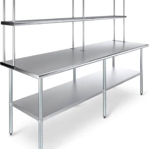 Jual Meja Prep Stainless Double Shelf Custom Ukuran