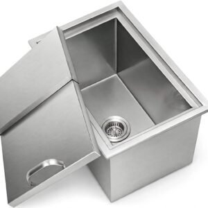 kotak es stainless dengan tutup
