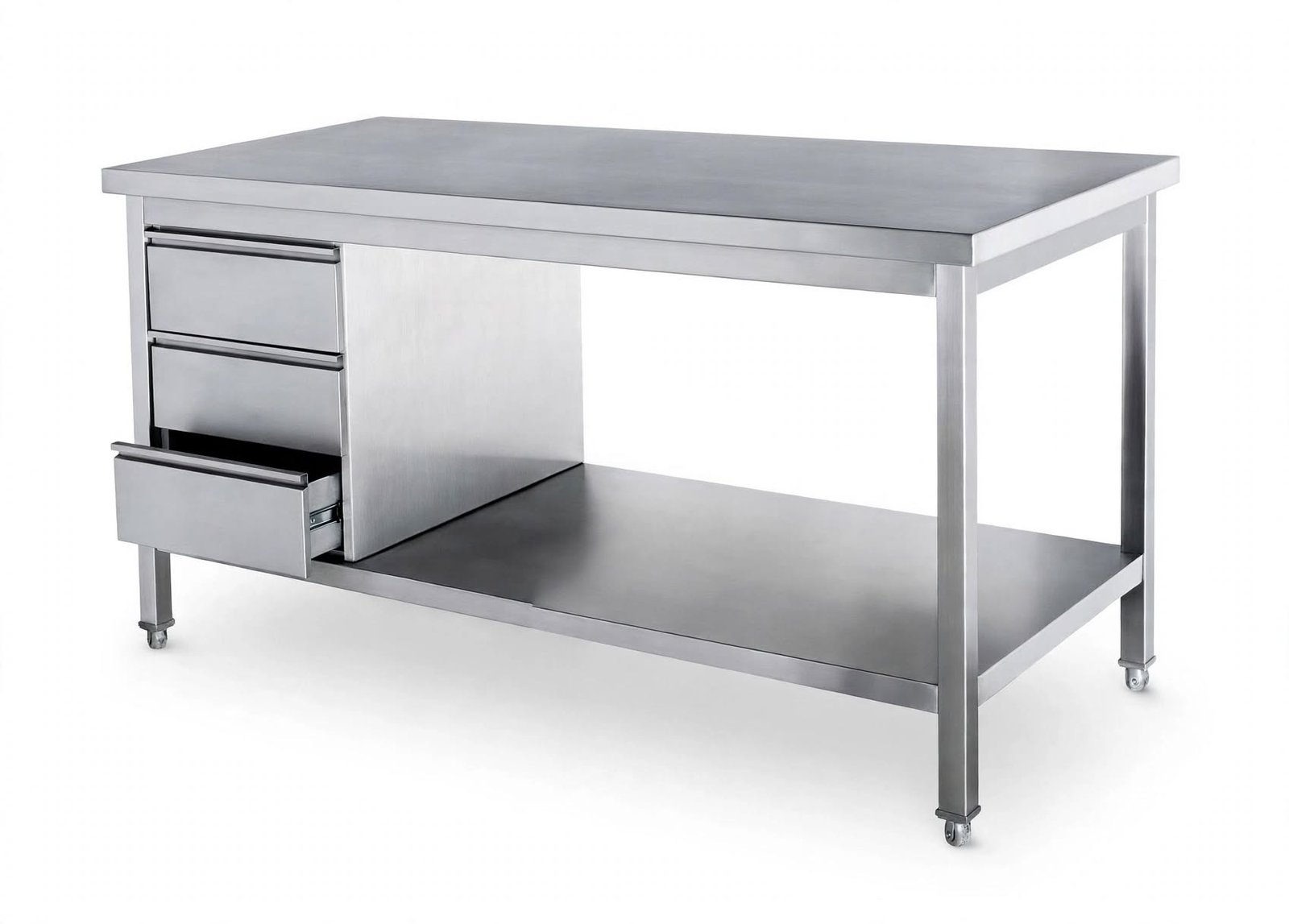 meja stainless untuk bakery dengan laci meja stainless untuk bakery dengan laci