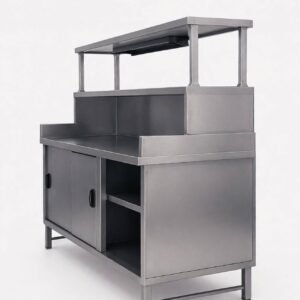 meja stainless overshelf WMS Kitchen Pro