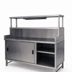 jual meja stainless overshelf custom