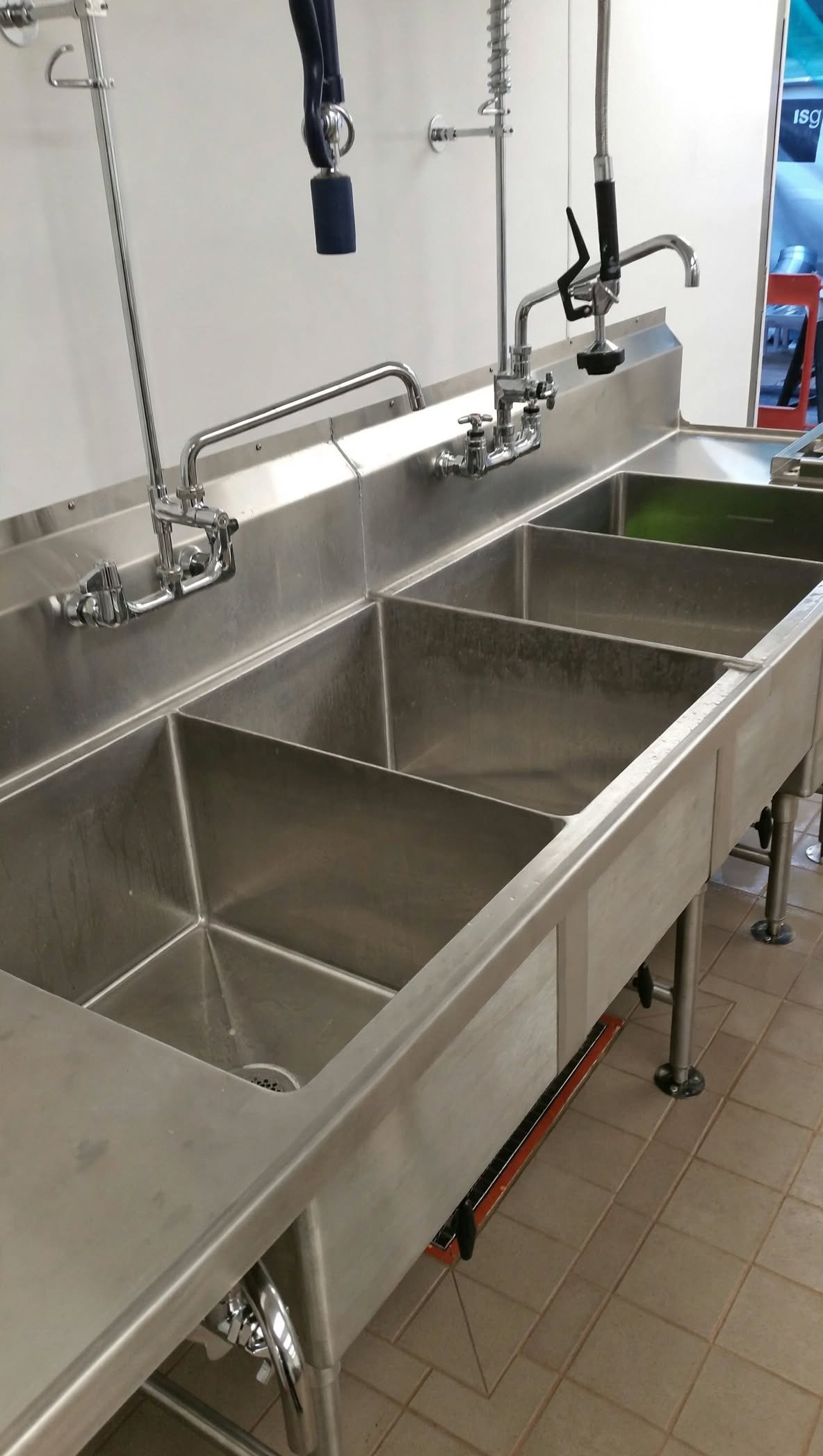 meja cuci piring stainless 4 bak custom meja cuci piring stainless 4 bak custom