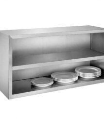 TERLARIS! Wall Cabinet Stainless 2 Tingkat - Rak Piring Dapur Restoran & Hotel