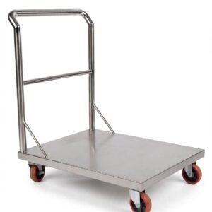 troli barang stainless untuk supermarket