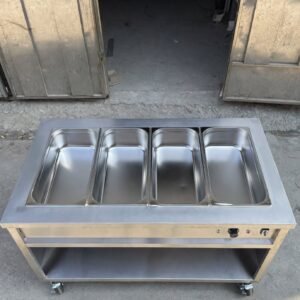 meja penghangat makanan custom