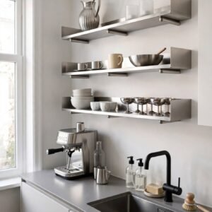 Rak Dinding Dapur Stainless Custom - Floating Shelf Stainless