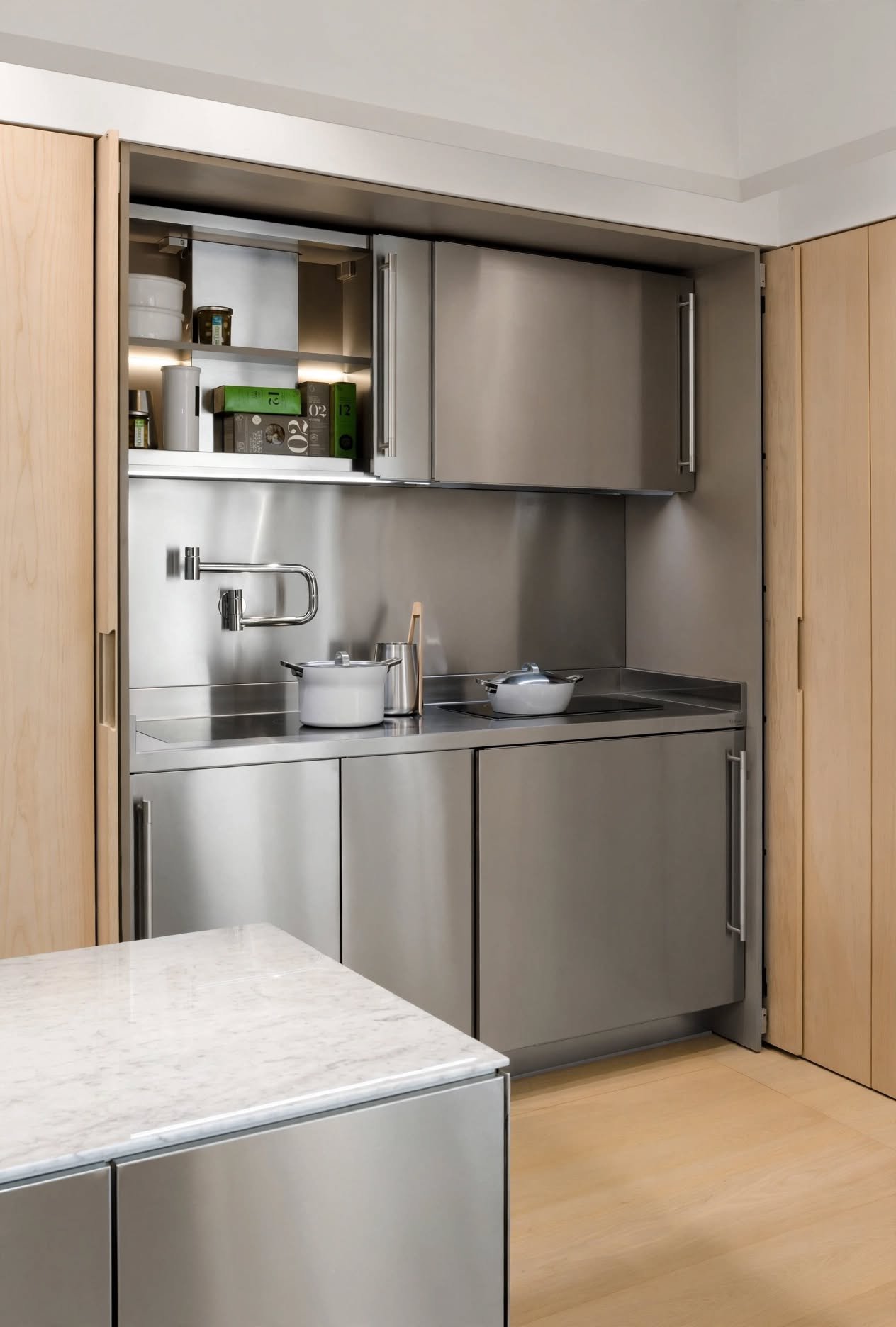 Kitchen Set Sultan! Compact Kitchen Stainless - Untuk Villa, Apartemen & Pantry Kantor Kitchen Set Sultan! Compact Kitchen Stainless - Untuk Villa, Apartemen & Pantry Kantor