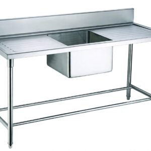 jual sink stainless single custom ukuran