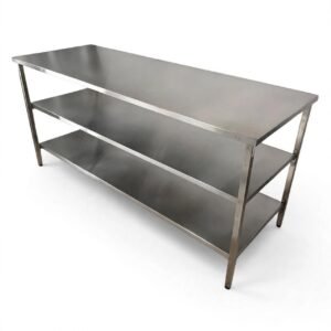 custom table stainless 3 susun cafe dan resto