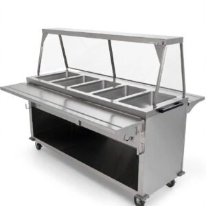 meja prasmanan bain marie 5 lubang