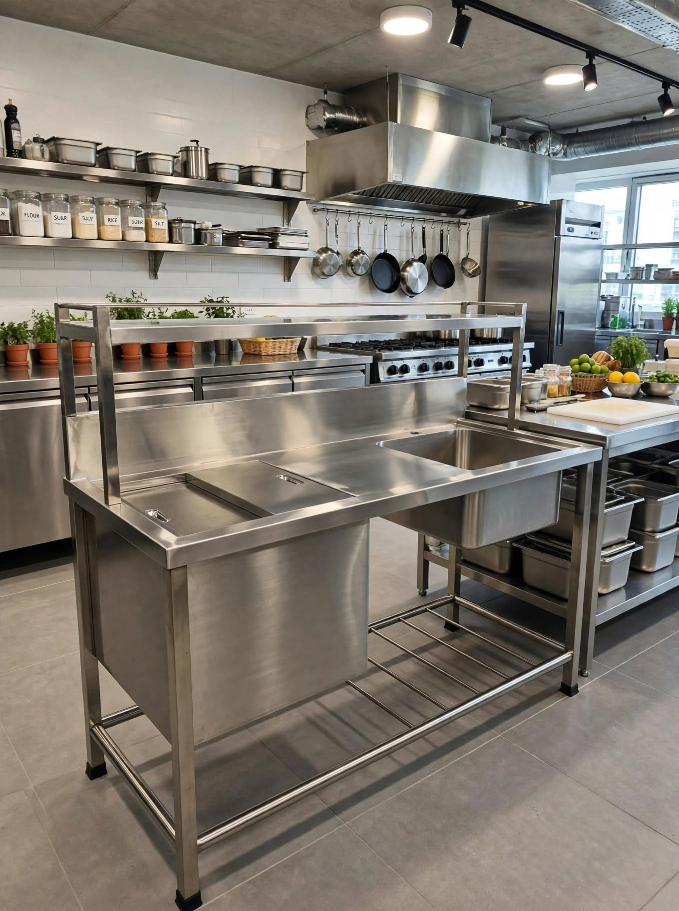 Ice Bin Stainless Untuk Coffee Shop Ice Bin Stainless Untuk Coffee Shop