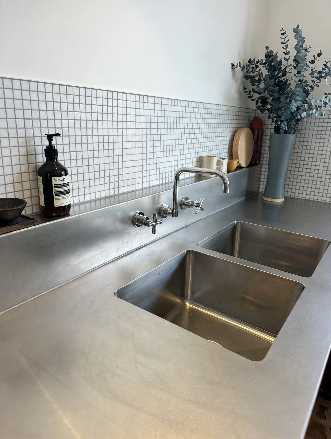 jual counter top sink stainless 2 bak custom ukuran jual counter top sink stainless 2 bak custom ukuran