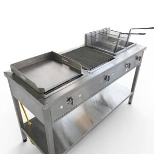 griddle teppanyaki dan deep fryer machine custom