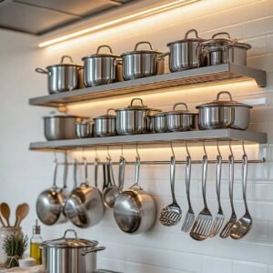 wall shelf untuk penyimpanan bumbu dapur