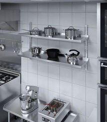 jual Rak Stainless Tahan Beban Panci & Stock Pot bisa custom ukuran