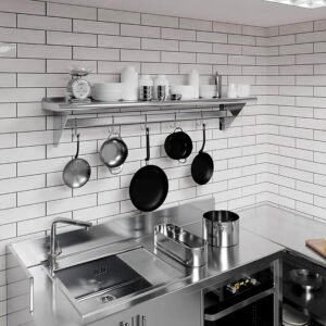 jual rak gantungan panci custom stainless WMS