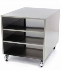 meja kabinet stainless cafe custom ukuran