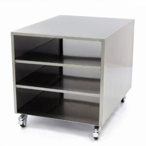 meja kabinet stainless cafe custom ukuran