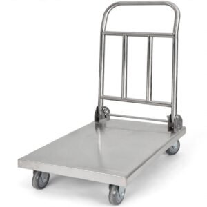 jual troli barang stainless steel bisa custom ukuran