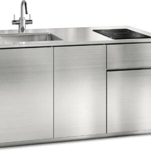 Kitchen Island Minimalis Monoblock Abu