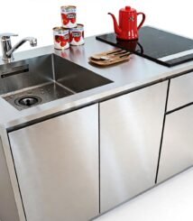 Kitchen Island Minimalis Monoblock Abu
