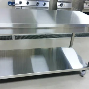 meja prep stainless custom untuk instalasi gizi,