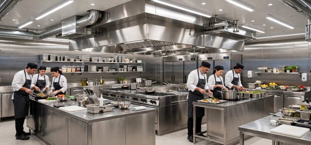 kitchen stainless catering