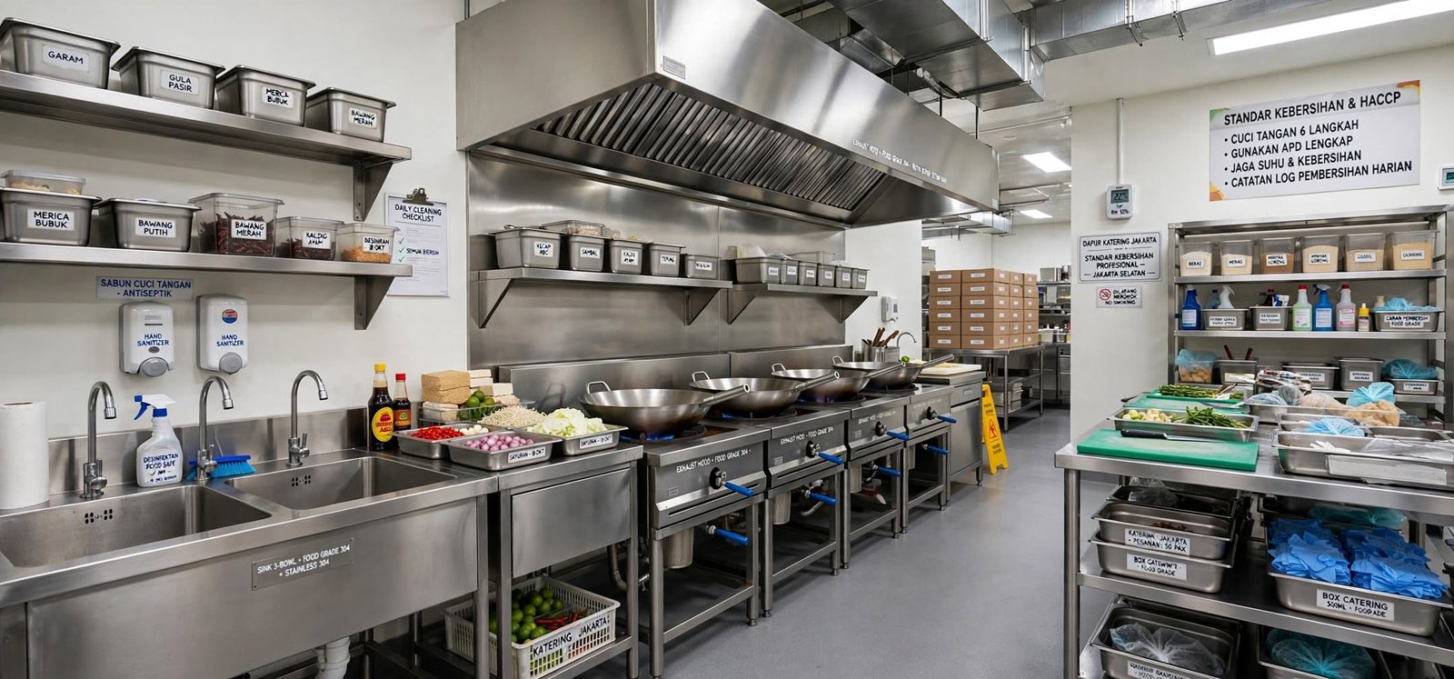 peralatan kitchen stainless catering