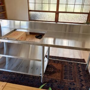 Meja Stainless Kompor Tanam Custom Ukuran