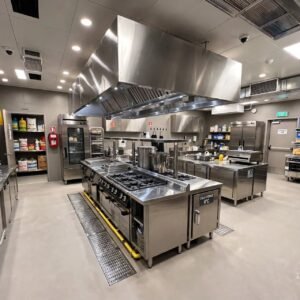 exhaust hood stainless custom untuk dapur resto