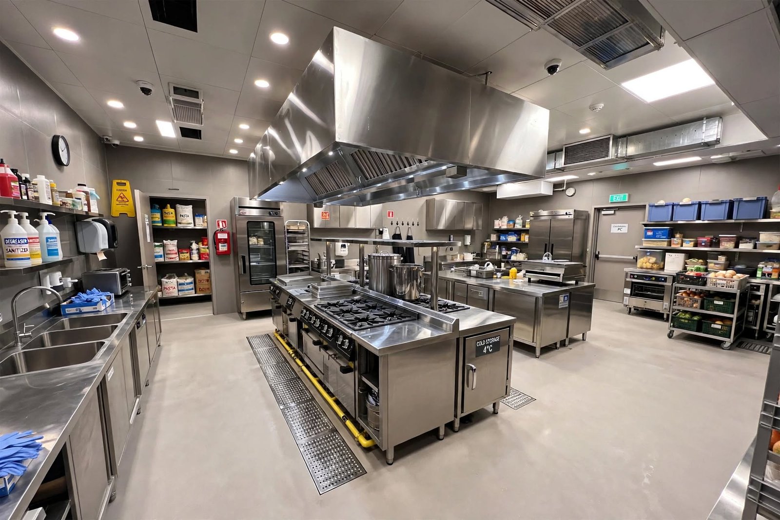 exhaust hood stainless custom untuk dapur resto exhaust hood stainless custom untuk dapur resto