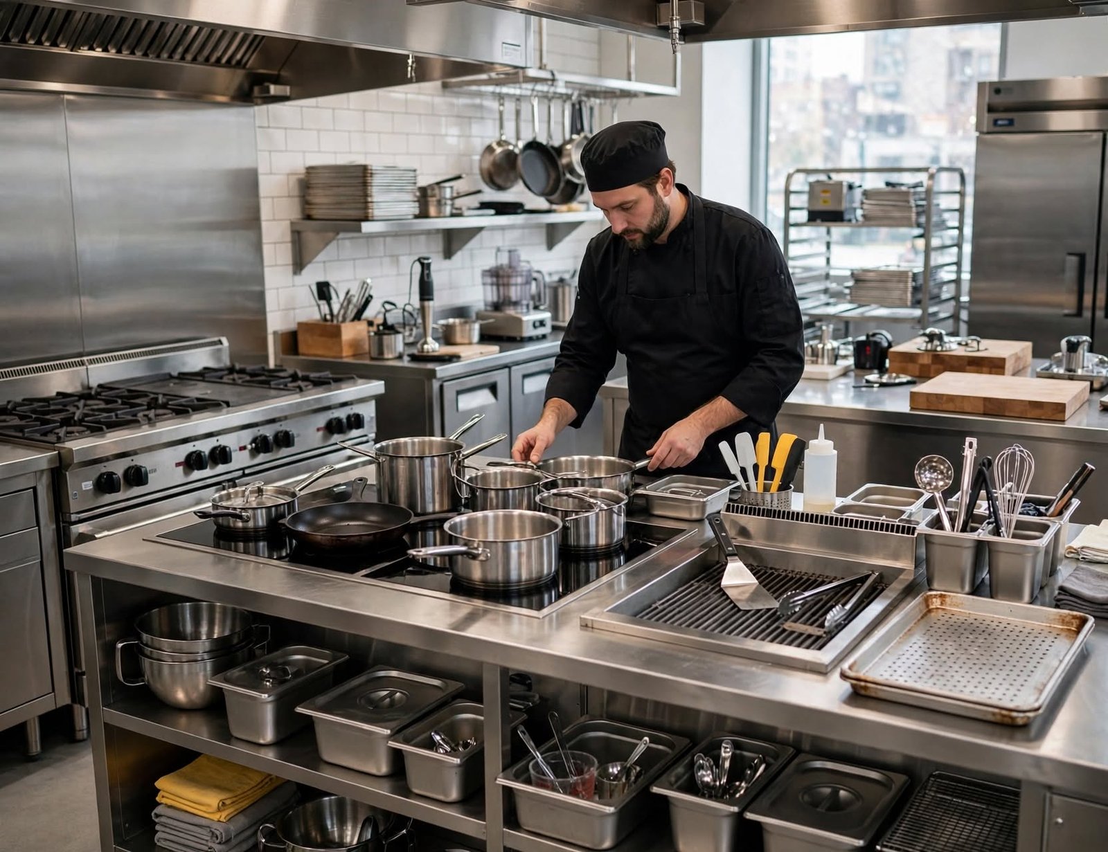 peralatan dapur restoran baru