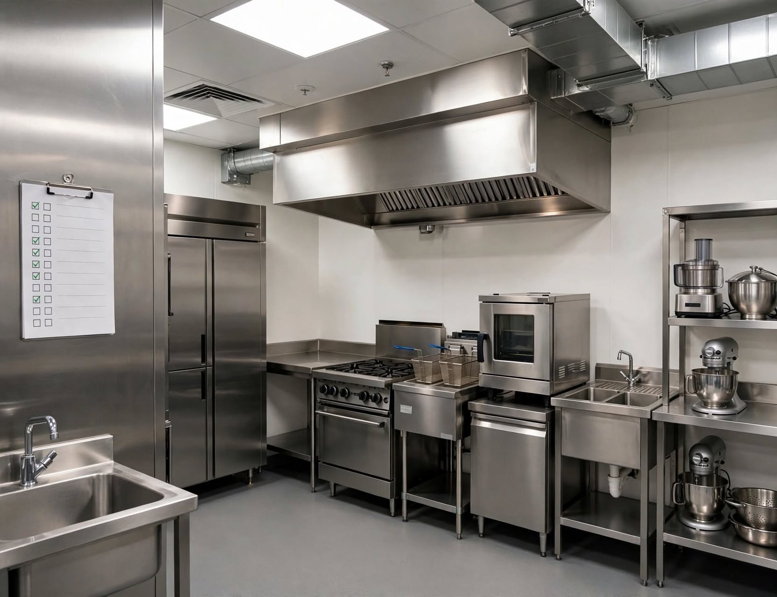 cara menentukan kitchen equipment restoran